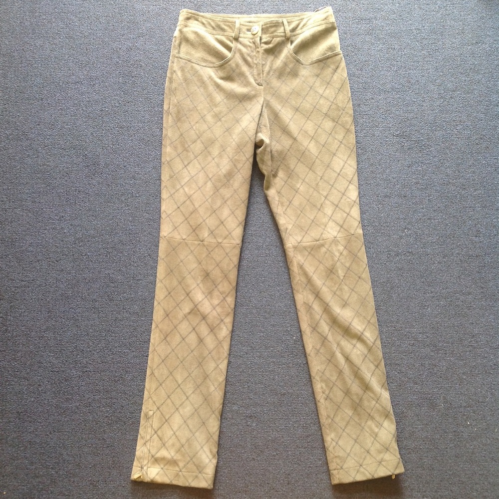 CHANEL QUILTED PANTS